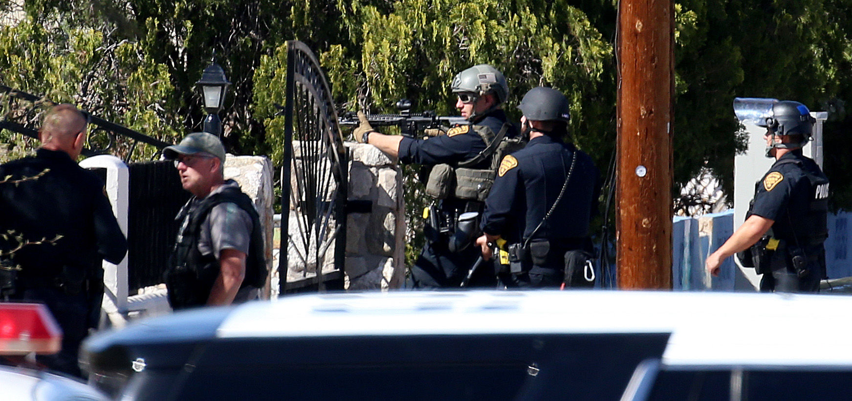 Barricaded person